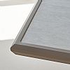 Rechteckiger 6-Sitzer-Esstisch aus Aluminiumlegierung für den Außenbereich mit Tischplatte aus PS in Holzoptik - 11D26A