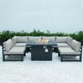 Aluminiumrohr mit Garten-Sofagarnitur für den Außenbereich - 11C01A