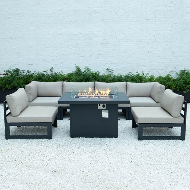 Aluminiumrohr mit Garten-Sofagarnitur für den Außenbereich - 11C01A