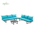 Luxus-Pool-Lounge-Set mit Metallmöbeln für den Außenbereich - 11C01B