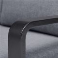 Sofagarnitur aus Aluminiumguss mit Tisch und Hocker - 11C01F
