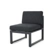 4-teiliges Outdoor-Sofa aus Aluminium in V-Form - 11C01H
