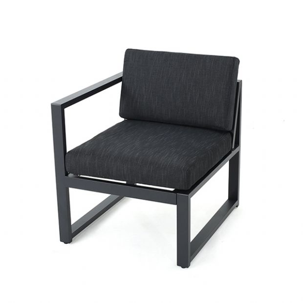 4-teiliges Outdoor-Sofa aus Aluminium in V-Form - 11C01H