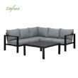 Modulares 5-Sitzer-Sofa aus Aluminium für den Außenbereich - 11C01I