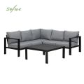 Modulares 5-Sitzer-Sofa aus Aluminium für den Außenbereich - 11C01I