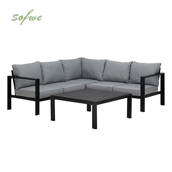 Modulares 5-Sitzer-Sofa aus Aluminium für den Außenbereich - 11C01I