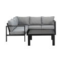 Modulares 5-Sitzer-Sofa aus Aluminium für den Außenbereich - 11C01I