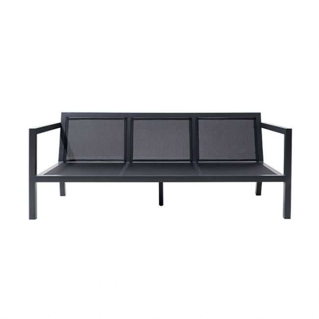 3-teiliges Terrassenmöbel-Set aus Aluminium für den Außenbereich - 11C01L