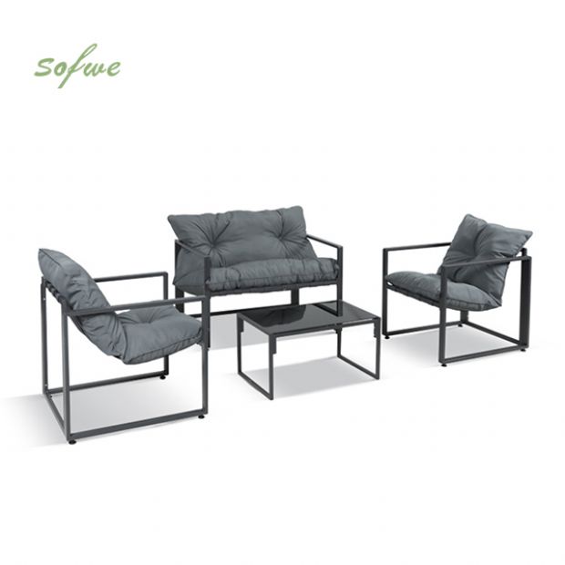 Gusseisen-Aluminium-Gartenmöbel-Set für den Außenbereich - 11C01O
