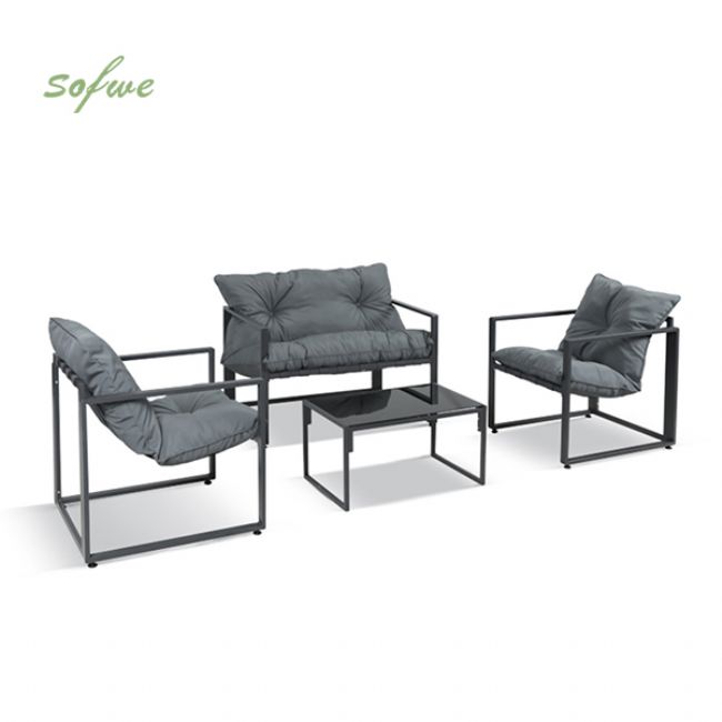 Gusseisen-Aluminium-Gartenmöbel-Set für den Außenbereich - 11C01O