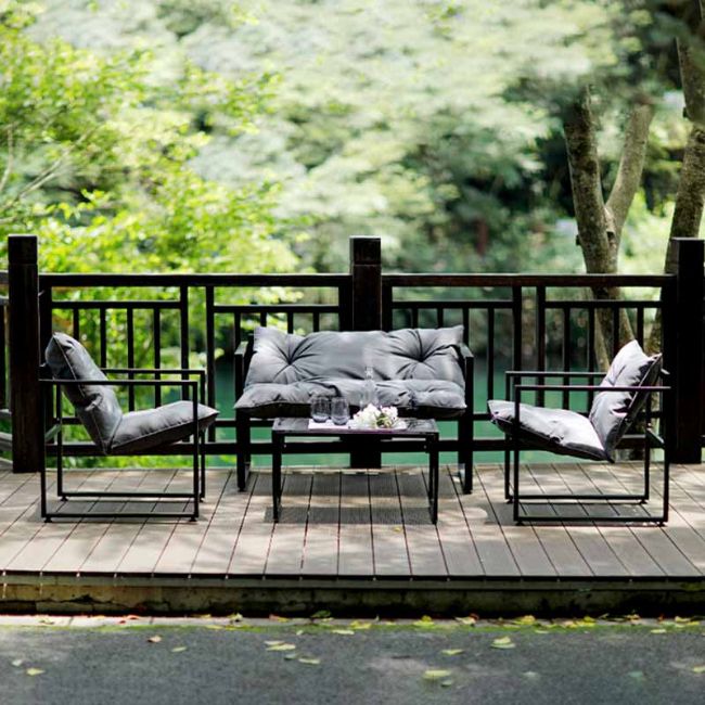 Gusseisen-Aluminium-Gartenmöbel-Set für den Außenbereich - 11C01O
