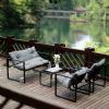 Gusseisen-Aluminium-Gartenmöbel-Set für den Außenbereich - 11C01O