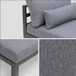 Luxuriöses Aluminium-Möbelset mit Kissen - 11C01Q