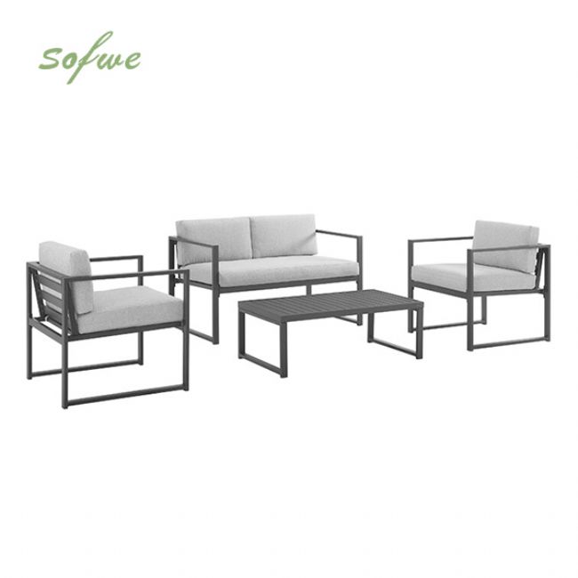 Modernes Terrassen-Konversationssofa-Set - 11C01T