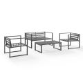 Modernes Terrassen-Konversationssofa-Set - 11C01T