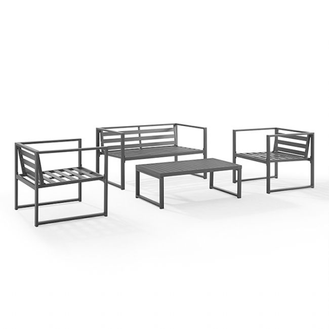 Modernes Terrassen-Konversationssofa-Set - 11C01T