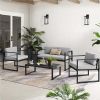 Modernes Terrassen-Konversationssofa-Set - 11C01T