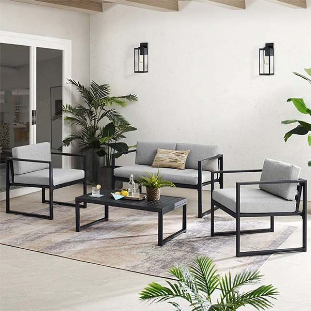 Modernes Terrassen-Konversationssofa-Set - 11C01T