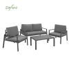 4-Sitzer-Außenterrassensofa aus Aluminium - 11C01U