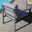 4-Sitzer-Außenterrassensofa aus Aluminium - 11C01U
