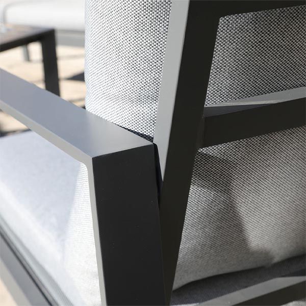 4-Sitzer-Außenterrassensofa aus Aluminium - 11C01U