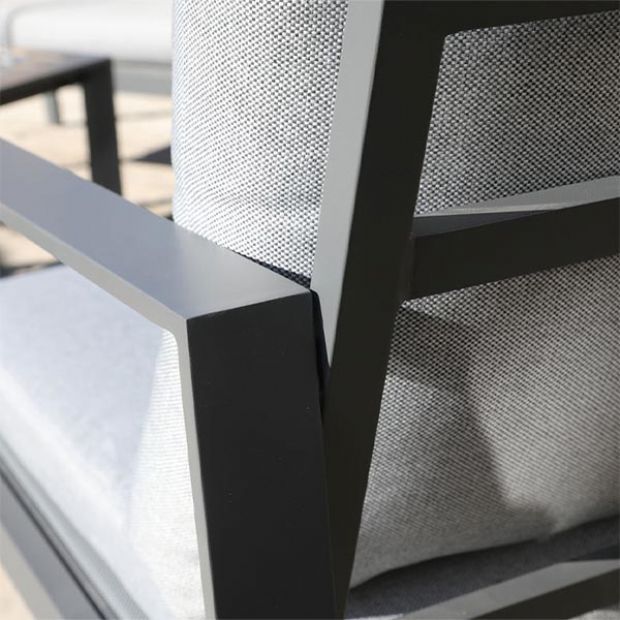 4-Sitzer-Außenterrassensofa aus Aluminium - 11C01U