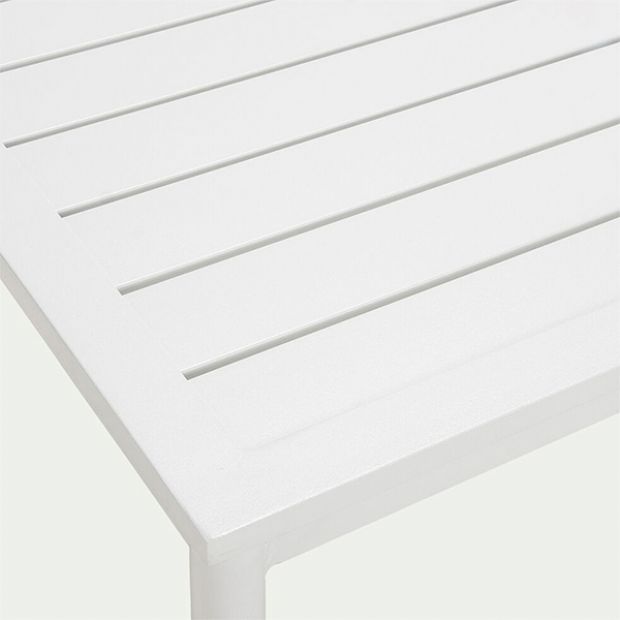Moderne Sofagarnitur aus Aluminium mit Kissen - 11C01V