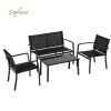 Courtyard Modernes 4-teiliges Dialogset - 11C01X