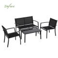 Courtyard Modernes 4-teiliges Dialogset - 11C01X