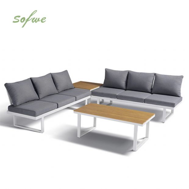 Terrassenmöbel aus Aluminium mit verstellbarem Sitz - 11C01Y