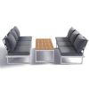 Terrassenmöbel aus Aluminium mit verstellbarem Sitz - 11C01Y