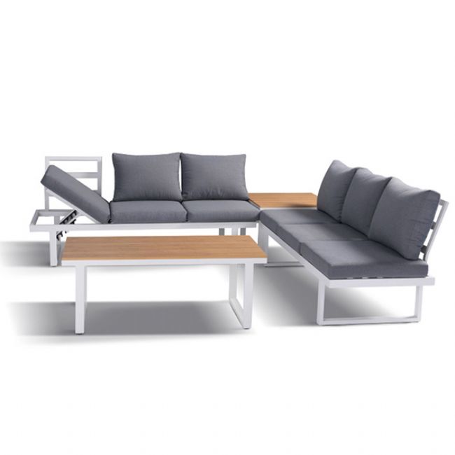 Terrassenmöbel aus Aluminium mit verstellbarem Sitz - 11C01Y