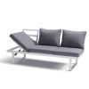 Terrassenmöbel aus Aluminium mit verstellbarem Sitz - 11C01Y