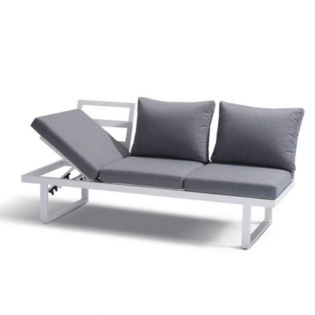 Terrassenmöbel aus Aluminium mit verstellbarem Sitz - 11C01Y
