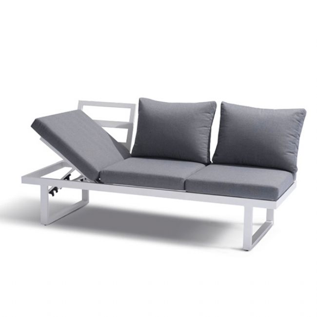 Terrassenmöbel aus Aluminium mit verstellbarem Sitz - 11C01Y