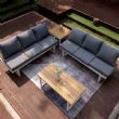 Terrassenmöbel aus Aluminium mit verstellbarem Sitz - 11C01Y