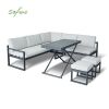 Ecksofa mit höhenverstellbarem Tisch - 11C03B