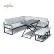 Ecksofa mit höhenverstellbarem Tisch - 11C03B