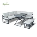 Ecksofa mit höhenverstellbarem Tisch - 11C03B