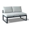Ecksofa mit höhenverstellbarem Tisch - 11C03B