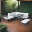 Ecksofa mit höhenverstellbarem Tisch - 11C03B