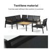 5-teiliges Ecksofa-Set für den Außenbereich - 11C11A