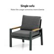 5-teiliges Ecksofa-Set für den Außenbereich - 11C11A