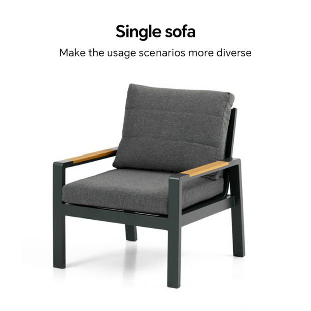 5-teiliges Ecksofa-Set für den Außenbereich - 11C11A