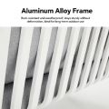 4-teiliges Gartensofa-Set aus Aluminium mit Holzmaserung - 11C11D