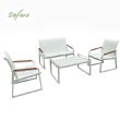 Weißes 4-teiliges Outdoor-Sofa-Set aus Aluminium - 11C11J