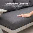 Großhandel Moderne Design-Lounge-Sofagarnituren für den Außenbereich mit Tisch mit X-Beinen und Bank - 11C12B