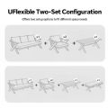 Großhandel Moderne Design-Lounge-Sofagarnituren für den Außenbereich mit Tisch mit X-Beinen und Bank - 11C12B
