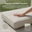 Großhandel Allwetter-Sofa-Set aus geflochtenem Seil mit Aluminium-Garten-Couchtisch - 11C12D