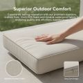Großhandel Allwetter-Sofa-Set aus geflochtenem Seil mit Aluminium-Garten-Couchtisch - 11C12D